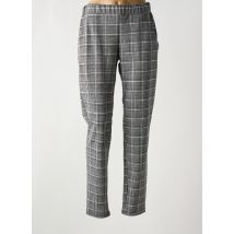 ROMEO POUR JULIETTE - Pantalon slim gris en polyester - Femme - Taille 44 - Modz
