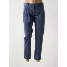 HIPPOCAMPE - Pantalon droit bleu en polyester - Femme - Taille 44 - Modz