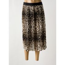 ROMEO POUR JULIETTE - Jupe mi-longue marron en polyester - Femme - Taille 40 - Modz