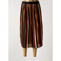 ROMEO POUR JULIETTE - Jupe mi-longue marron en polyester - Femme - Taille 38 - Modz