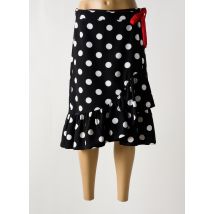 HIPPOCAMPE - Jupe mi-longue noir en polyester - Femme - Taille 36 - Modz