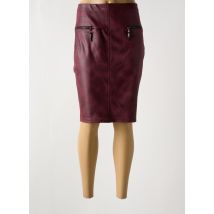 JUS D'ORANGE - Jupe mi-longue violet en polyester - Femme - Taille 42 - Modz