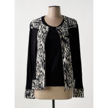 ROMEO POUR JULIETTE - Twin-set noir en viscose - Femme - Taille 38 - Modz
