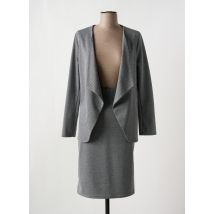 ROMEO POUR JULIETTE - Ensemble jupe gris en polyester - Femme - Taille 38 - Modz