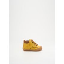 BELLAMY - Bottillons jaune en cuir - Enfant - Taille 19 - Modz