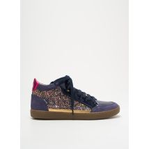 SHOO POM - Baskets bleu en cuir - Fille - Taille 34 - Modz