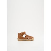 LITTLE MARY - Sandales/Nu pieds marron en cuir - Garçon - Taille 18 - Modz