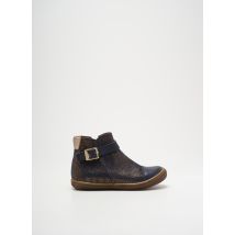 BELLAMY - Bottines/Boots bleu en cuir - Fille - Taille 28 - Modz