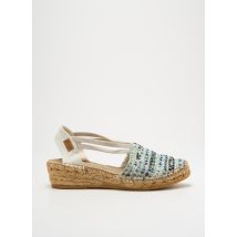 MONTANE - Espadrilles vert en cuir - Femme - Taille 36 - Modz