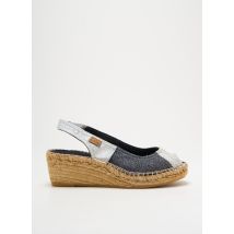 MONTANE - Espadrilles argent en textile - Femme - Taille 40 - Modz