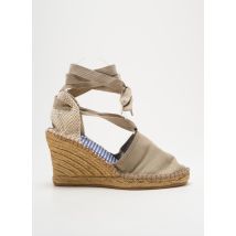 NICOLE - Espadrilles beige en textile - Femme - Taille 35 - Modz