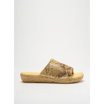 L'ESPADRILLE DE NICOLE - Espadrilles or en cuir - Femme - Taille 42 - Modz