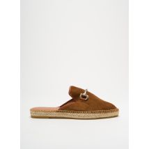 L'ESPADRILLE DE NICOLE - Espadrilles marron en cuir - Femme - Taille 36 - Modz