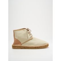 LORMY - Espadrilles beige en textile - Homme - Taille 42 - Modz