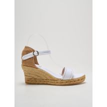 NICOLE - Espadrilles blanc en textile - Femme - Taille 39 - Modz