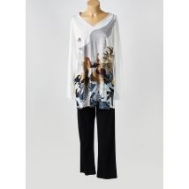 PILL - Pyjama noir en coton - Femme - Taille 46 - Modz
