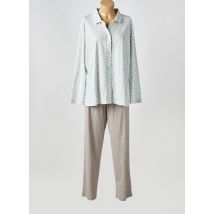 PILL - Pyjama marron en coton - Femme - Taille 48 - Modz