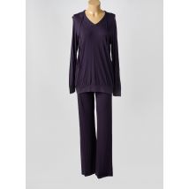 PLUTO - Pyjama violet en viscose - Femme - Taille 42 - Modz