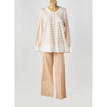 CANAT - Pyjama beige en coton - Femme - Taille 46 - Modz