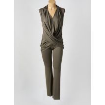 MARJOLAINE - Pyjama vert en viscose - Femme - Taille 40 - Modz