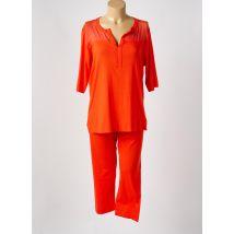 PLUTO - Pyjama orange en coton - Femme - Taille 44 - Modz