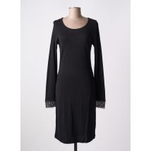 SUGGEST - Robe mi-longue noir en bambou - Femme - Taille 42 - Modz