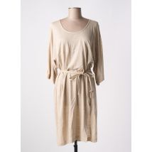 SO...SPA - Robe mi-longue beige en lin - Femme - Taille 38 - Modz