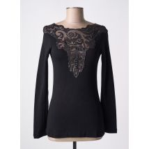 SUGGEST - Pull noir en polyester - Femme - Taille 36 - Modz