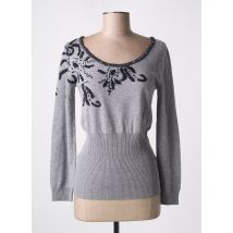 SUGGEST - Pull gris en viscose - Femme - Taille 36 - Modz
