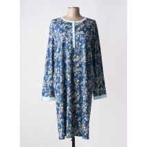 CALIDA - Chemise de nuit bleu en coton - Femme - Taille 52 - Modz