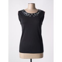 OSCALITO - Top noir en soie - Femme - Taille 46 - Modz