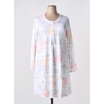 PILL - Chemise de nuit blanc en coton - Femme - Taille 50 - Modz
