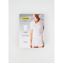 CALIDA - T-shirt noir en coton - Homme - Taille S - Modz