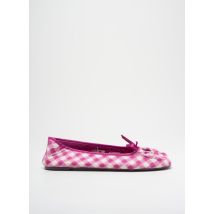 LE CHAT - Chaussons/Pantoufles rose en textile - Femme - Taille 38 - Modz