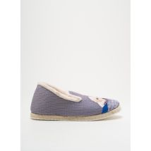 RONDINAUD - Chaussons/Pantoufles gris en textile - Femme - Taille 41 - Modz
