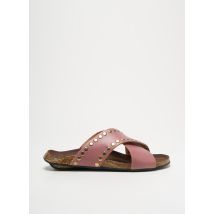 BOSABO - Mules/Sabots violet en cuir - Femme - Taille 38 - Modz