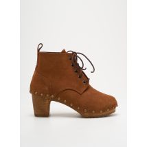 BOSABO - Bottines/Boots marron en cuir - Femme - Taille 39 - Modz