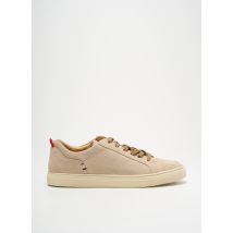 UN'CHROME - Baskets beige en cuir - Homme - Taille 42 - Modz