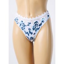 LOUISA BRACQ - String bleu en polyamide - Femme - Taille 36 - Modz
