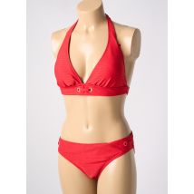 CHERRY BEACH - Maillot de bain 2 pièces rouge en polyamide - Femme - Taille 42 - Modz
