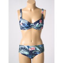 OLYMPIA - Maillot de bain 2 pièces bleu en polyamide - Femme - Taille TU - Modz