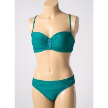CHERRY BEACH - Maillot de bain 2 pièces vert en polyester - Femme - Taille TU - Modz