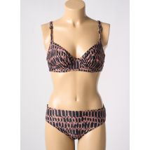 FANTASIE - Maillot de bain 2 pièces marron en nylon - Femme - Taille TU - Modz