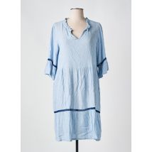 SENORETTA - Robe mi-longue bleu en viscose - Femme - Taille 38 - Modz