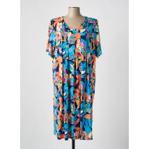 BARANDI - Robe mi-longue bleu en polyester - Femme - Taille 42 - Modz