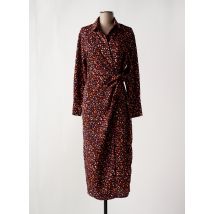 PAPILLONNE - Robe mi-longue orange en viscose - Femme - Taille 36 - Modz