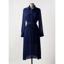 ANDY & LUCY - Robe mi-longue bleu en polyester - Femme - Taille 36 - Modz