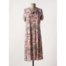 MASSANA - Robe mi-longue orange en viscose - Femme - Taille 40 - Modz