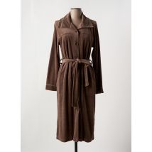 CHERIE LINE - Robe de chambre marron en coton - Femme - Taille 40 - Modz