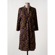 VEGAS - Robe mi-longue bleu en coton - Femme - Taille 40 - Modz